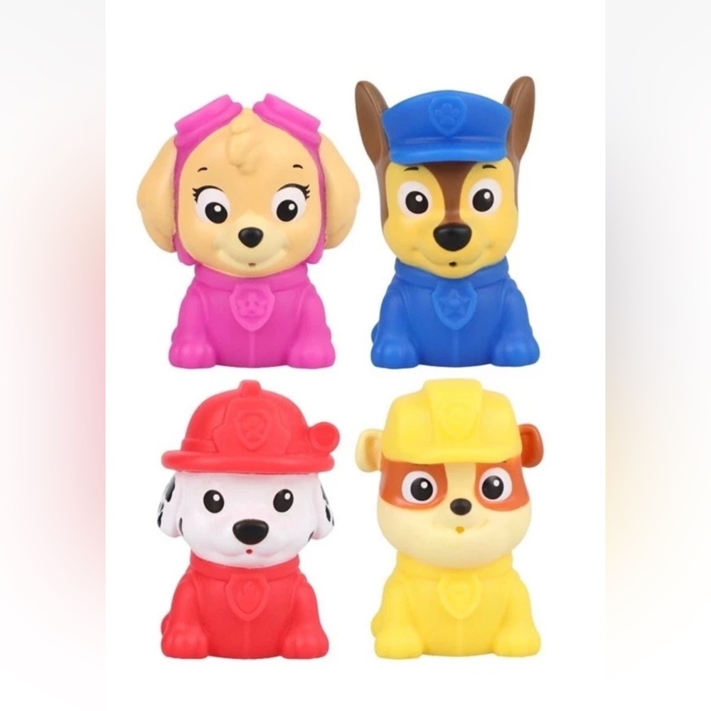 Set of Paw Patrol Bath Water Squirting Toys